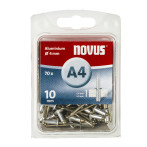 Novus A 4 X 10 ST ALU Blindnagler (Ø4x10mm) 70pk