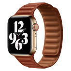 Lippa magnetisk lærreim for Apple Watch (38/40/41) Brun