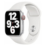 Lippa Silikonstropp for Apple Watch (38/40/41) Hvit