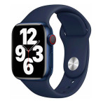 Lippa silikonstropp for Apple Watch (38/40/41) Marineblå