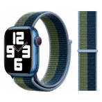 Lippa Nylonstropp for Apple Watch (38/40/41) Grønn/blå
