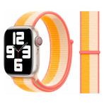 Lippa Nylonstropp for Apple Watch (38/40/41) Hvit/Gul