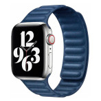 Lippa finvevd stropp for Apple Watch (38/40/41) Marineblå