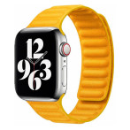Lippa finvevd stropp til Apple Watch (38/40/41) Gul