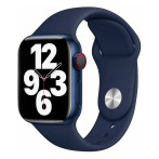Lippa silikonstropp for Apple Watch (42/44/45/49) Marineblå