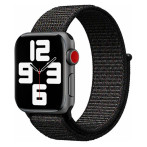 Lippa Nylonstropp for Apple Watch (42/44/45/49) Svart