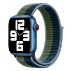 Lippa Nylonstropp for Apple Watch (42/44/45/49) Grønn/blå