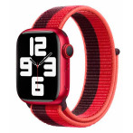 Lippa Nylonstropp til Apple Watch (42/44/45/49) Lilla/rød