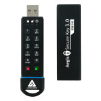 Apricorn Aegis Secure USB 3.0-nøkkel med kode (30 GB)