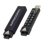 Apricorn Aegis Secure 3NX USB 3.2 nøkkel med kode (256 GB)