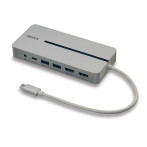 Lindy 43360 USB-C-dokkingstasjon (USB-C/HDMI/RJ45/USB-A/AUX)