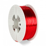 Verbatim PET-G Filament - 1 kg (1,75 mm) Rød Gjennomsiktig