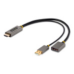 StarTech DisplayPort-adapter 4K - 30 cm (DisplayPort/HDMI/USB-A)