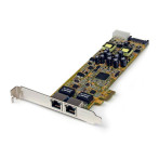 StarTech Dual Port PCIe nettverkskort (RJ45)
