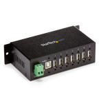 StarTech Industrial USB-A Hub t/Rack (7 porter)