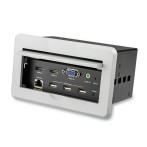 StarTech popup-konferanseboks (HDMI/VGA/DisplayPort/USB-A)
