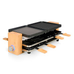 Princess Pure 8 Bamboo Raclette Grill - 1300W (8 personer)
