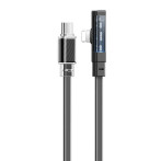 Mcdodo CA-3440 USB-C til Lightning LED-spillekabel m/vinkel - 1,2 m