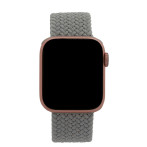 TelForceOne elastisk stropp for Apple Watch - XS/128 mm (38/40/41 mm) Lys grå