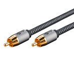 Goobay Mono Subwoofer Phono-kabel - 3 m (RCA hann/RCA hann)