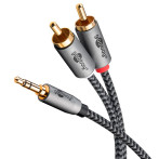 Goobay Minijack til Phono-kabel - 0,5 m (3,5 mm/2x RCA)
