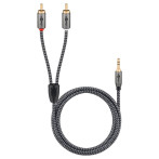 Goobay Minijack til Phono-kabel - 5m (3,5 mm/2x RCA)