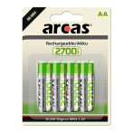 Arcas AAA oppladbare batterier 2700mAh (NiMH) 4pk