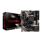 ASRock B450M-HDV R4.0 hovedkort, AMD AM4, DDR4 Micro ATX