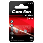 Camelion LR41/LR736/AG3 Knappcellebatteri 1,5V (alkalisk) 2pk