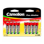 Camelion LR06 Plus AA batterier (alkaliske) 8pk