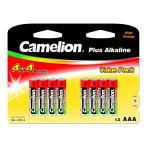 Camelion LR03 Plus AAA-batterier (alkaliske) 8pk