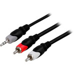Minijack til RCA kabel (Pro) - 0,5m