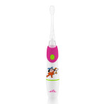 ETA SONETIC Elektrisk tannbørste for barn m/ekstra hoder (m/timer) Rosa