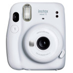 Fujifilm Instax Mini 12 kamera + Instax Mini glanset film (10pk) Clay White