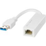 USB 3.0 Gigabit nettkort (Hvit) - 1000 Mbit