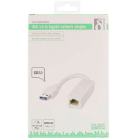 USB 3.0 Gigabit nettkort (Hvit) - 1000 Mbit
