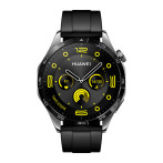 Huawei Watch GT 4 1.4tm - Svarte fluorelastomerer