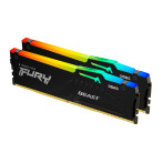 Kingston Fury Beast RGB DIMM 16GB - 5600MHz - RAM DDR5-sett (2x8GB)