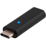 USB-C Adapter (USB-C Han/Micro USB Hun) - Svart