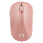Natec Toucan trådløs mus (1600DPI) Rosa/Hvit