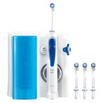 Oral-B OxyJet oral irrigator med 4 hoder (hvit/blå)