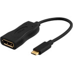 USB-C til DisplayPort adapter (4K) - Svart