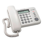 Panasonic KX-TS520FXW telefon med ledning (hvit)