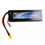 Amewi XT60 45C LiPo Batteri 2S Batteri for fjernkontrollerte biler - 4000mAh (7,4V)