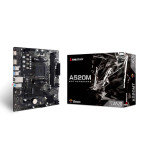 Biostar A520MT hovedkort, AMD AM4, DDR4 Micro-ATX