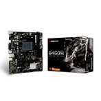 Biostar B450MHP hovedkort, AMD AM4, DDR4 Micro-ATX