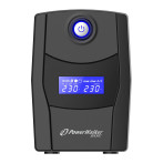 PowerWalker Bluewalker UPS Nødstrømforsyning 1000VA 600W (2x uttak)