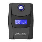 PowerWalker Bluewalker UPS Nødstrømforsyning 600VA 360W (2x uttak)