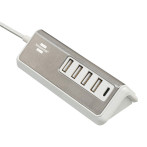 Brennenstuhl Estilo 20W USB Multilader 4,2A - 1,5m (4xUSB-A/1xUSB-C)