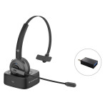 Conceptronic POLONA03BD Bluetooth Mono On-Ear-hodesett m/dokk (USB-C)